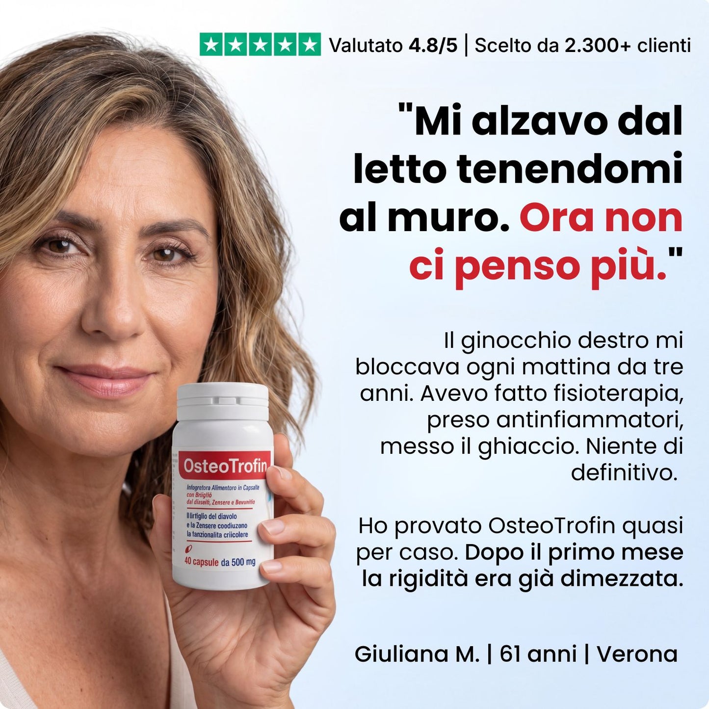 OsteoTrofin® – La Formula Nata nello Studio del Dott. Gubinelli — Adesso in una Capsula che Spegne la Vera Causa del Dolore Articolare