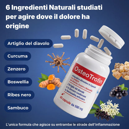 OsteoTrofin® – La Formula Nata nello Studio del Dott. Gubinelli — Adesso in una Capsula che Spegne la Vera Causa del Dolore Articolare
