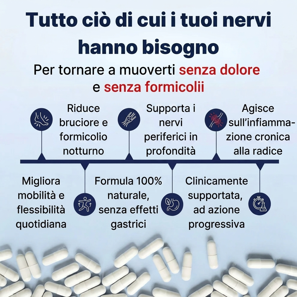 OsteoNerve® – Integratore Naturale per Nervi, Sciatica e Dolori Localizzati