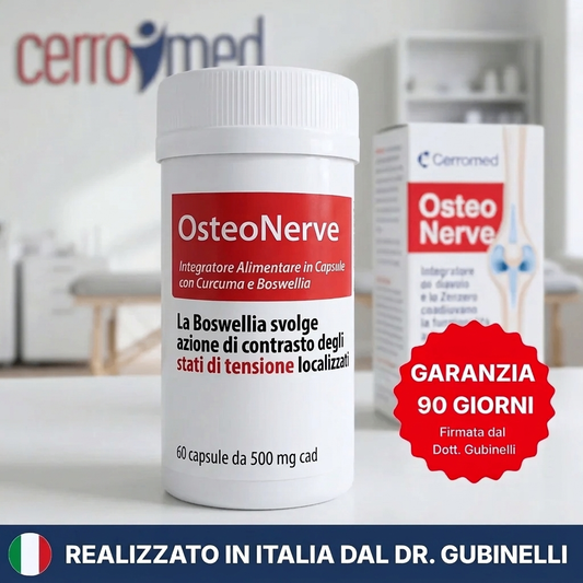 OsteoNerve® – Integratore Naturale per Nervi, Sciatica e Dolori Localizzati